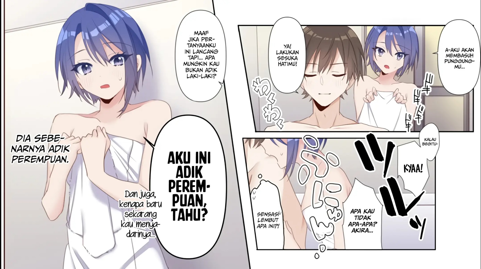 Jitsu wa Imouto Deshita ~Saikin de Kita Giri no Otouto no Kyorikan ga Yatara Chikai Wake~ Chapter 0