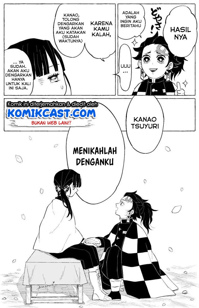 Kimetsu No Yaiba – X years later – Tanjiro proposes Chapter 0