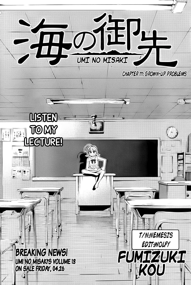 Umi no Misaki Chapter 111