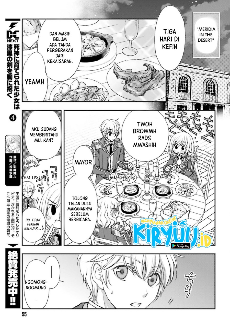 Shinigami ni Sodaterareta Shoujo wa Shikkoku no Tsurugi wo Mune ni Idaku Chapter 24