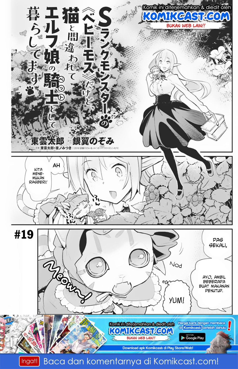 S-Rank Monster no Behemoth Dakedo, Neko to Machigawarete Erufu Musume no Kishi (Pet) Toshite Kurashitemasu Chapter 19