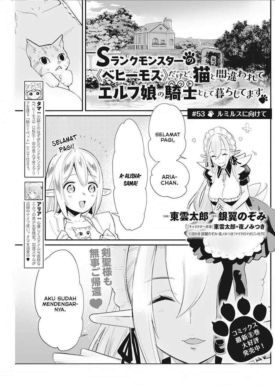 S-Rank Monster no Behemoth Dakedo, Neko to Machigawarete Erufu Musume no Kishi (Pet) Toshite Kurashitemasu Chapter 53