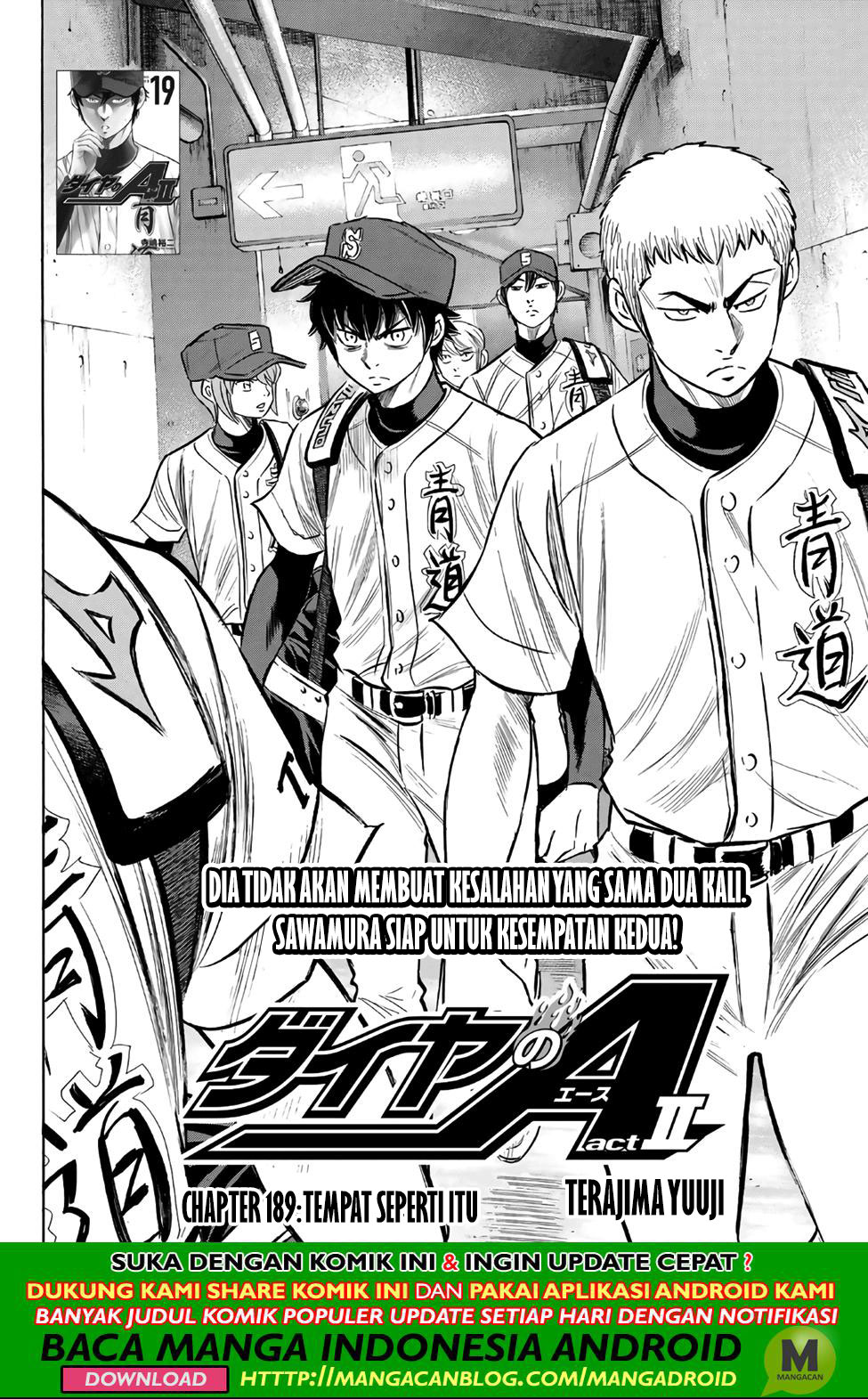 Diamond No Ace Act 2 Chapter 189