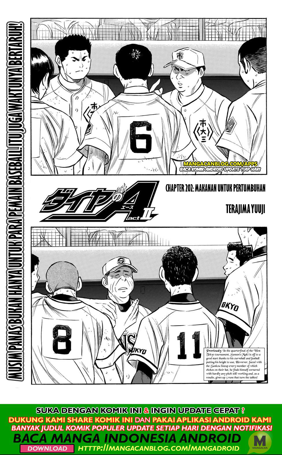 Diamond No Ace Act 2 Chapter 202