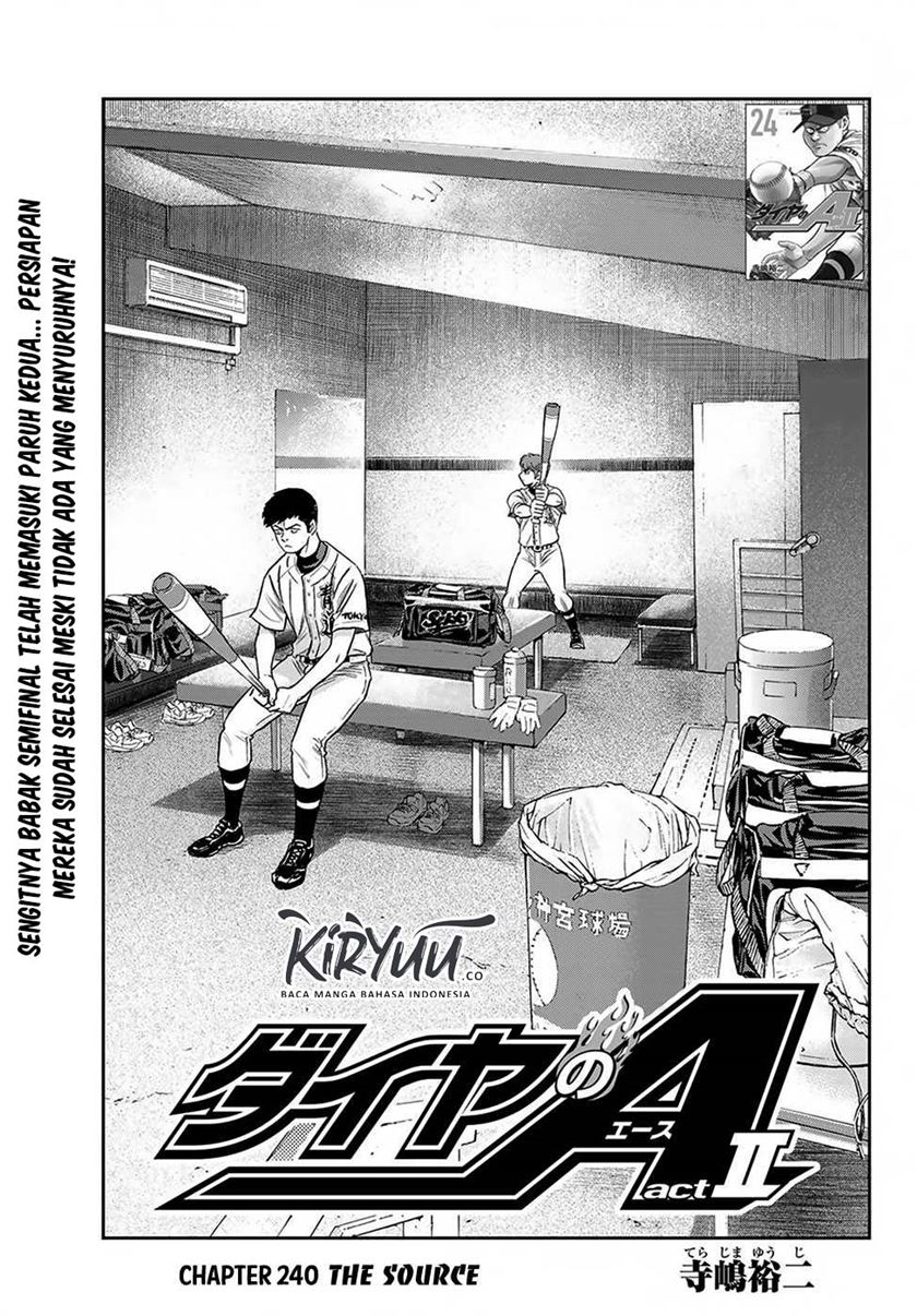 Diamond No Ace Act 2 Chapter 240