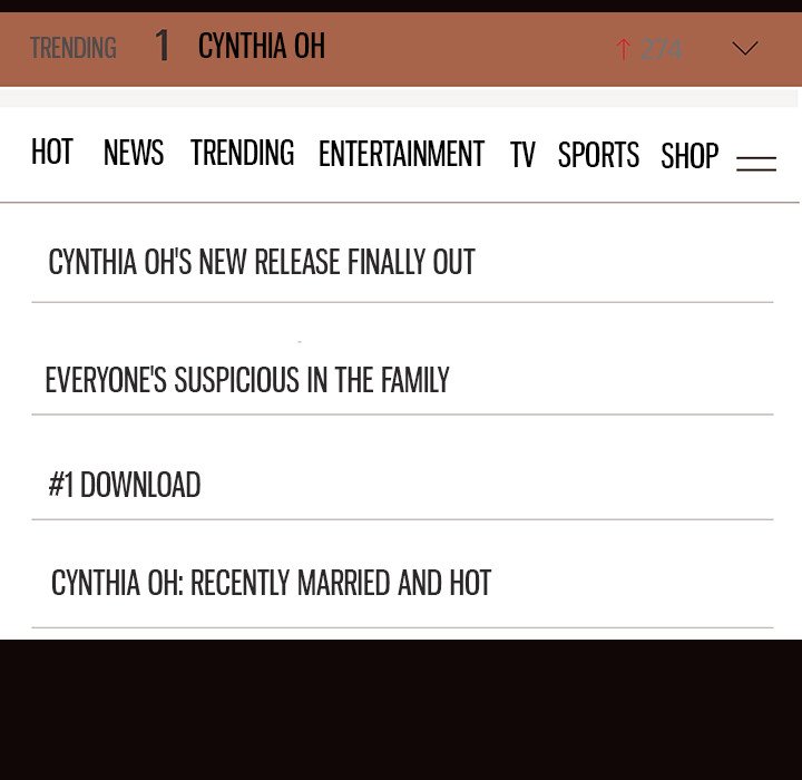 Superstar Cynthia Oh