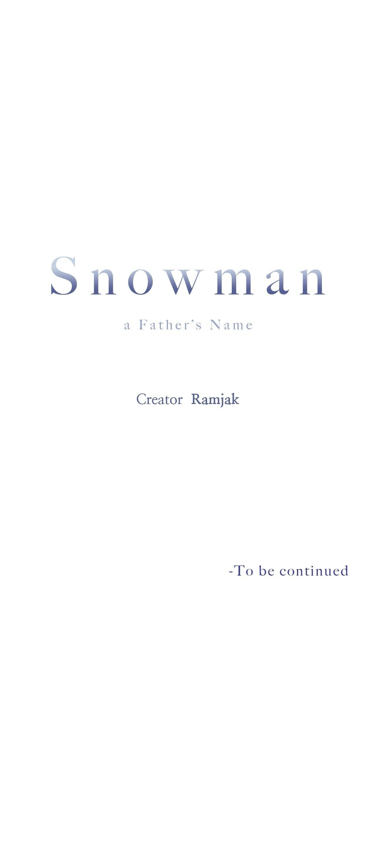 Snowman manhwa