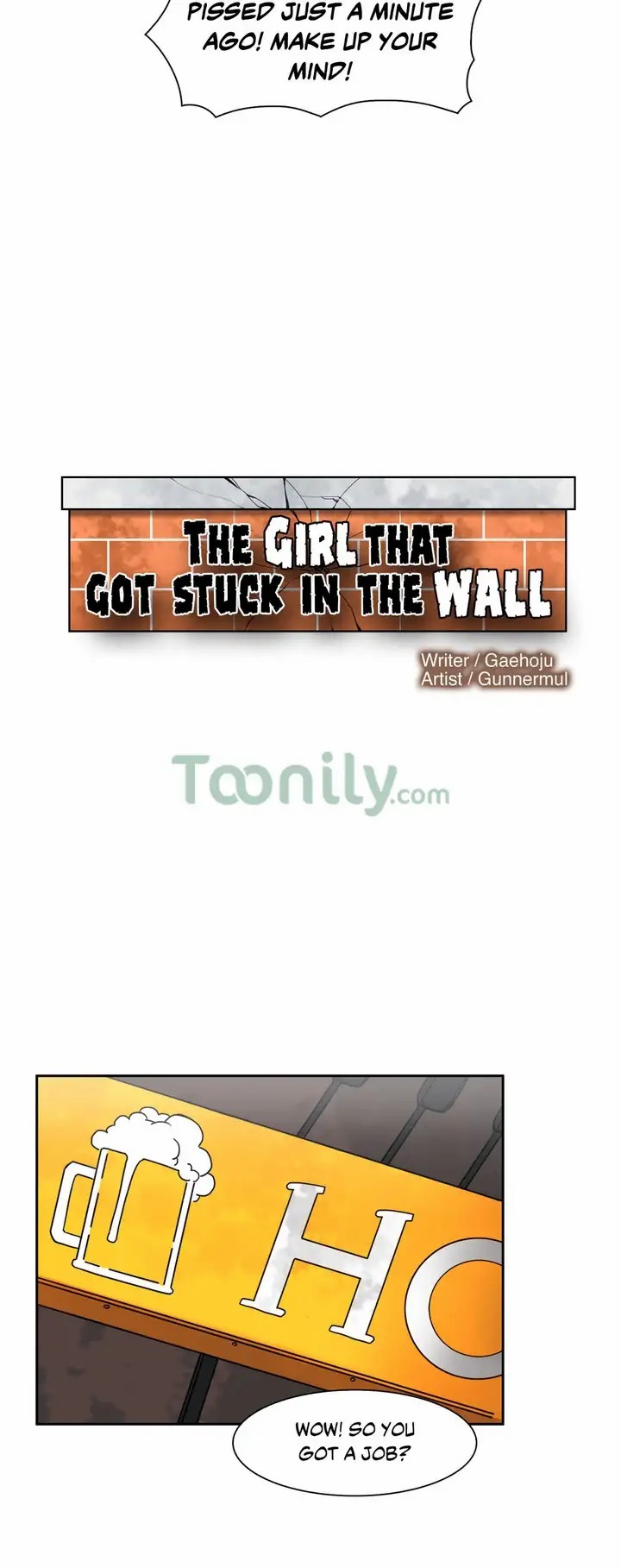 The Girl That Got Stuck in the Wall