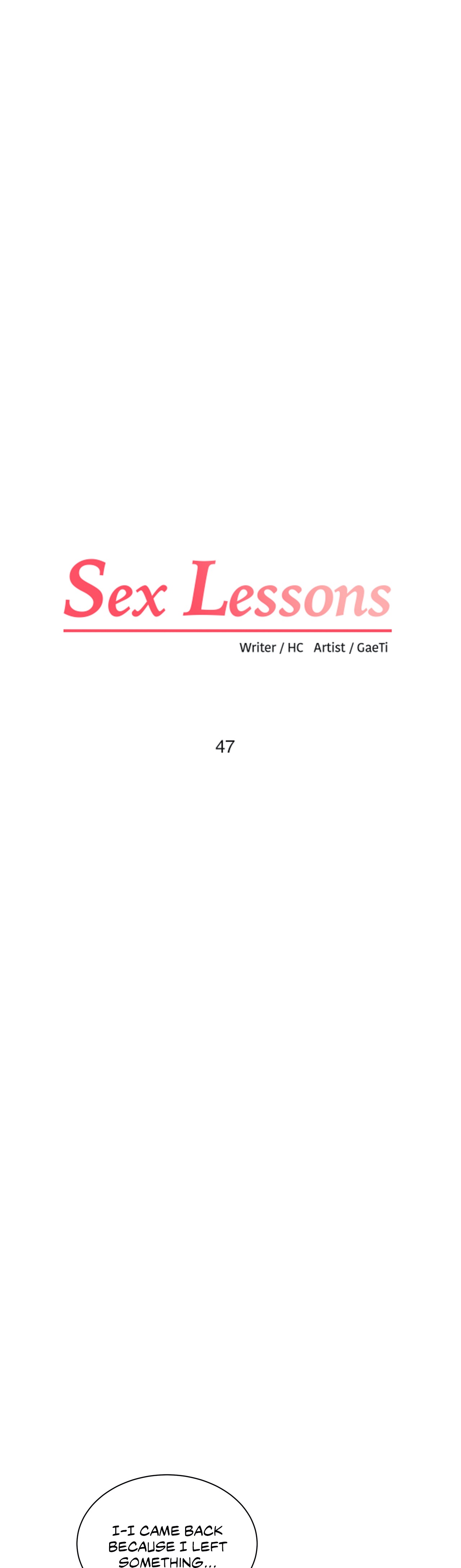 Sex Lessons