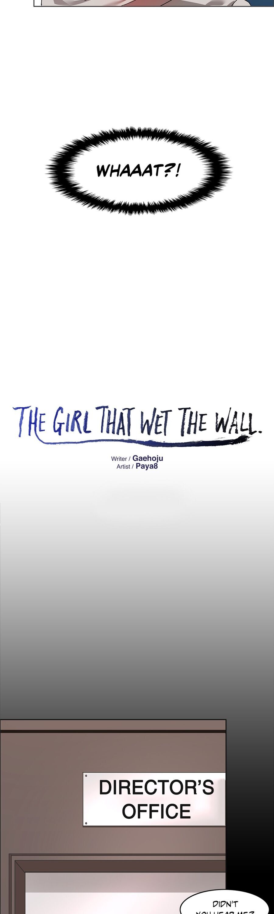 The Girl That Wet the Wall