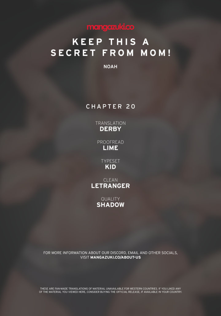 Keep it a secret from your mother