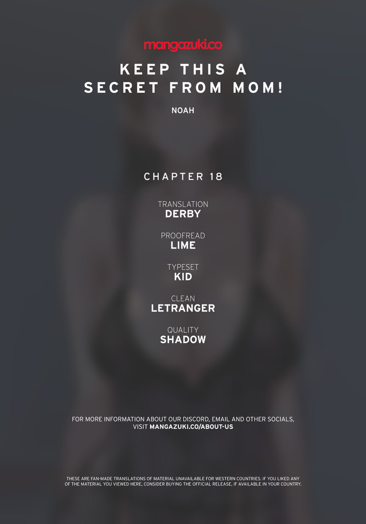 Keep it a secret from your mother