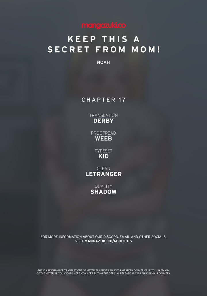 Keep it a secret from your mother