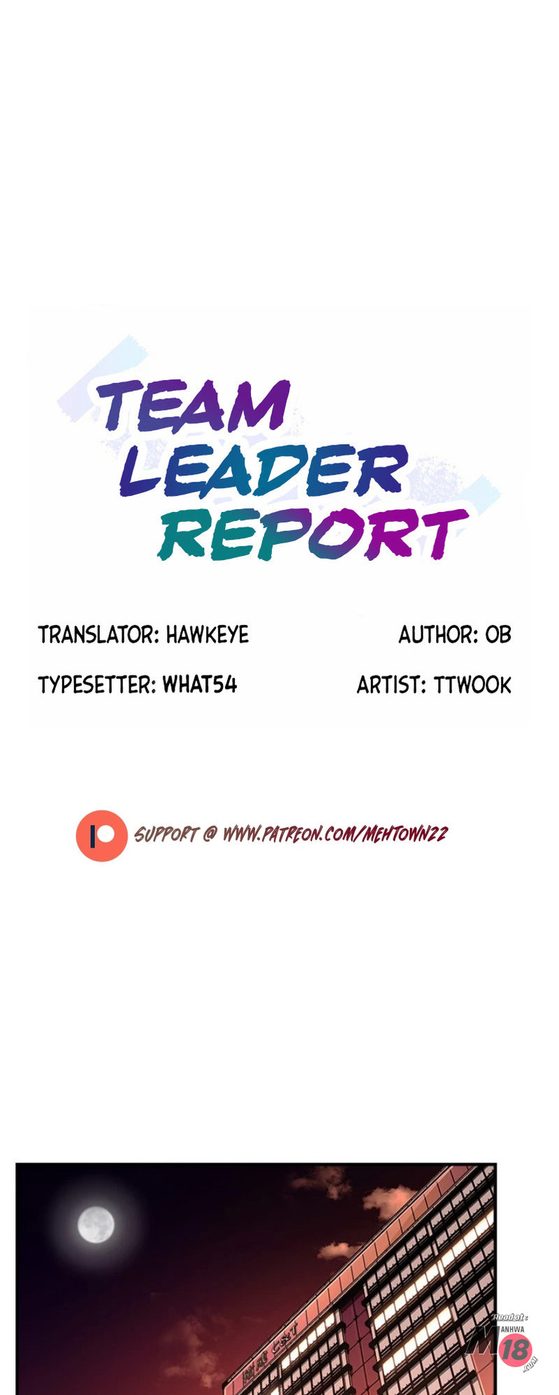 Teamleader, This is a report Engsub