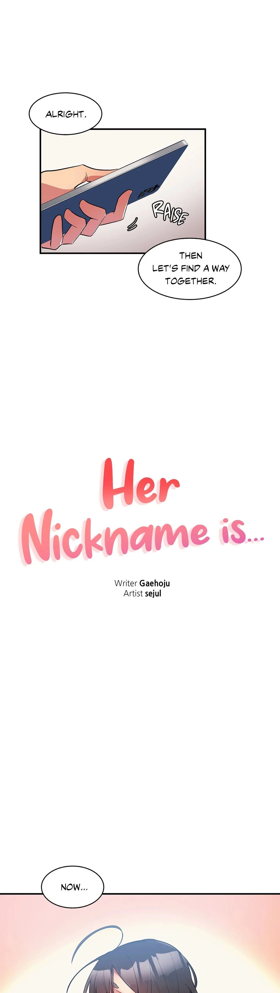 Her Nickname is...