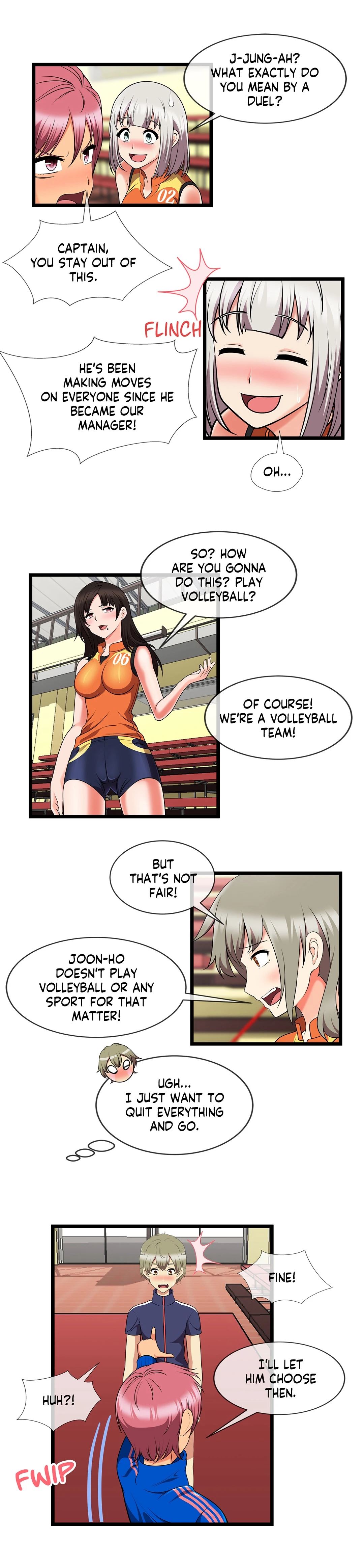 The Naughty Volleyball Team