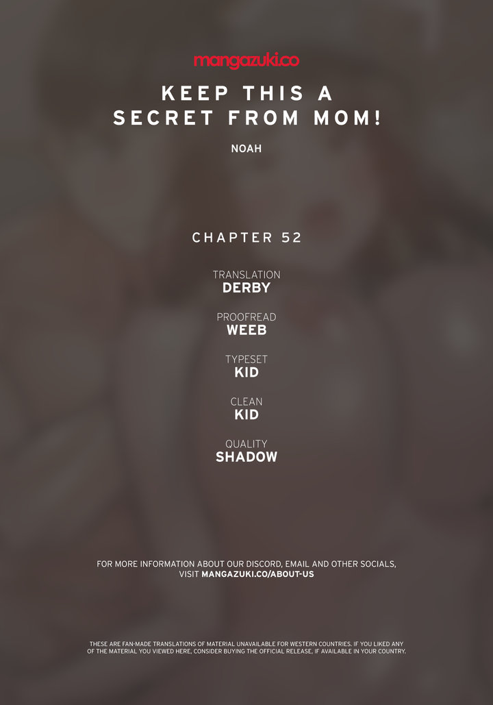 Keep it a secret from your mother