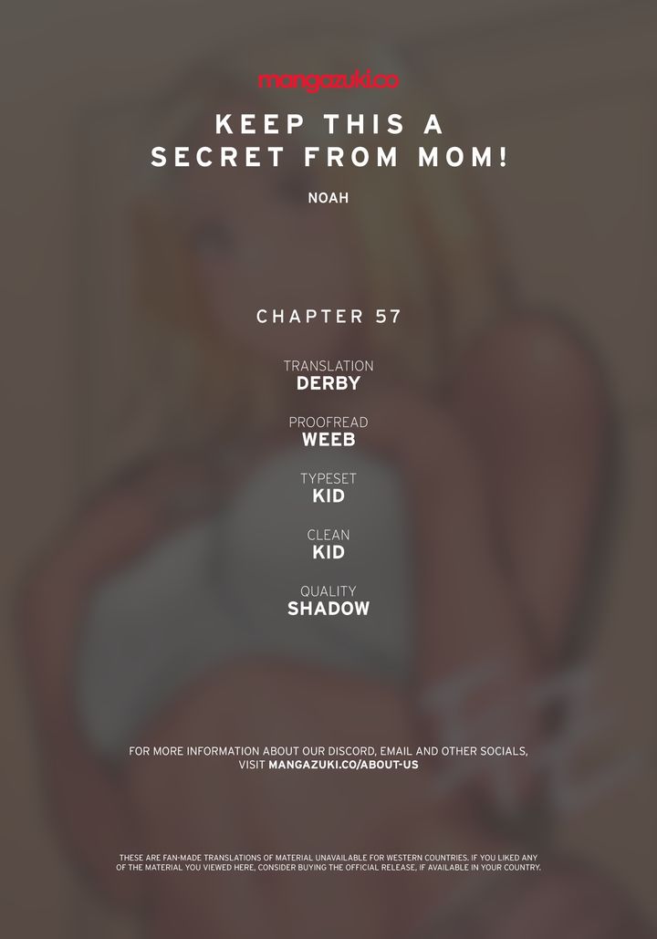 Keep it a secret from your mother