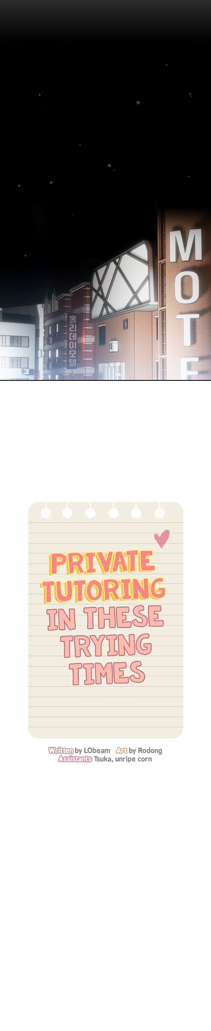 Private Tutoring in These Trying Times