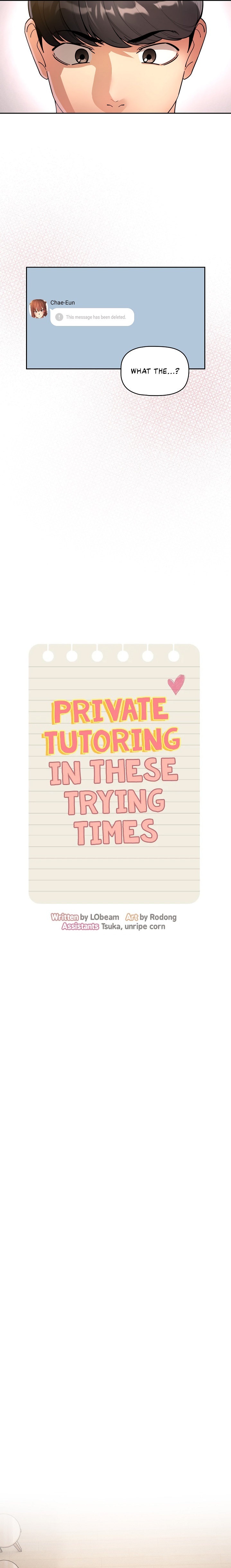 Private Tutoring in These Trying Times