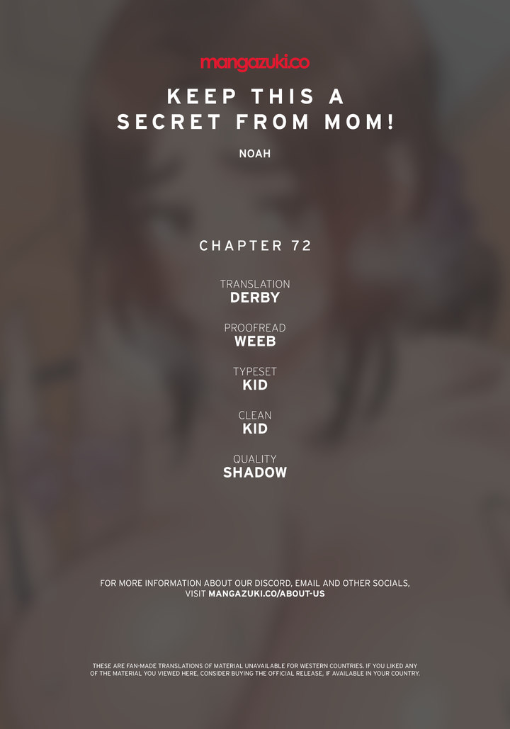 Keep it a secret from your mother