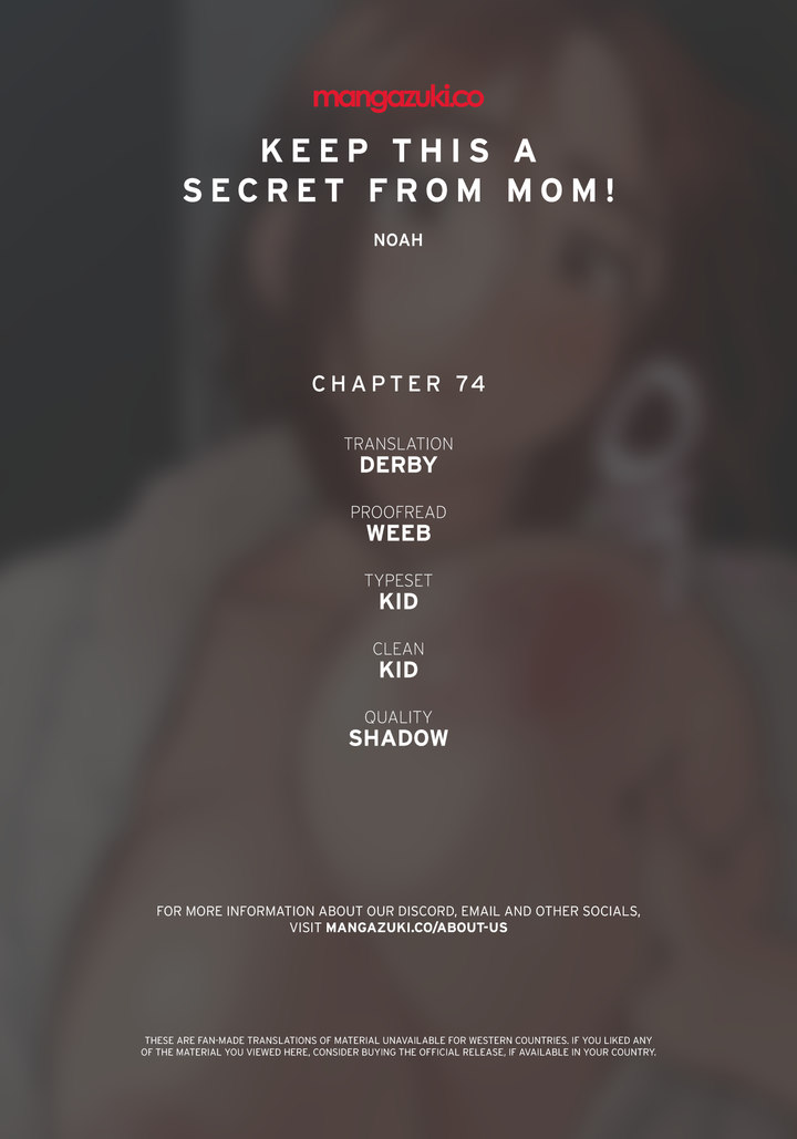 Keep it a secret from your mother