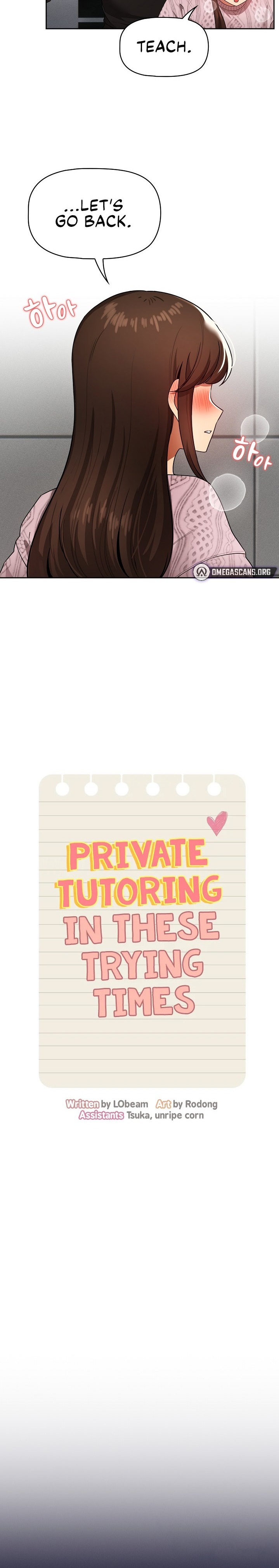 Private Tutoring in These Trying Times