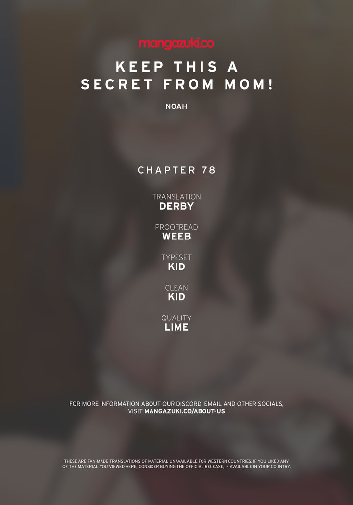 Keep it a secret from your mother