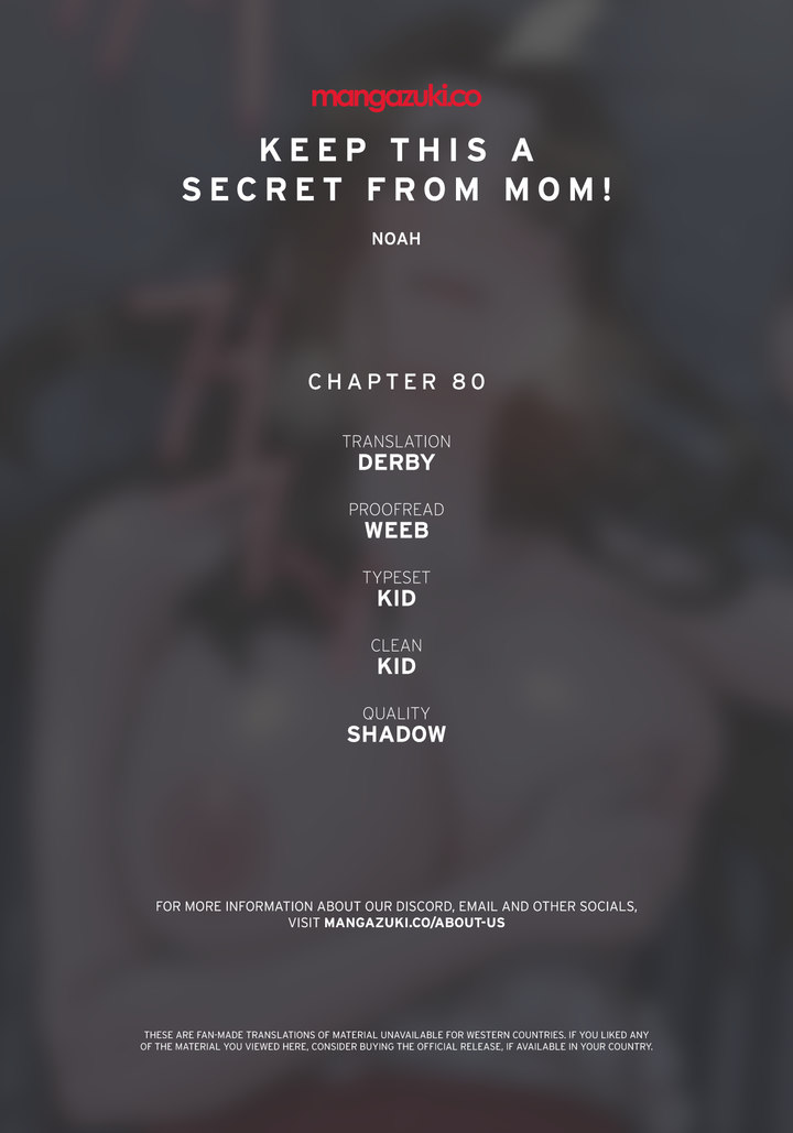 Keep it a secret from your mother