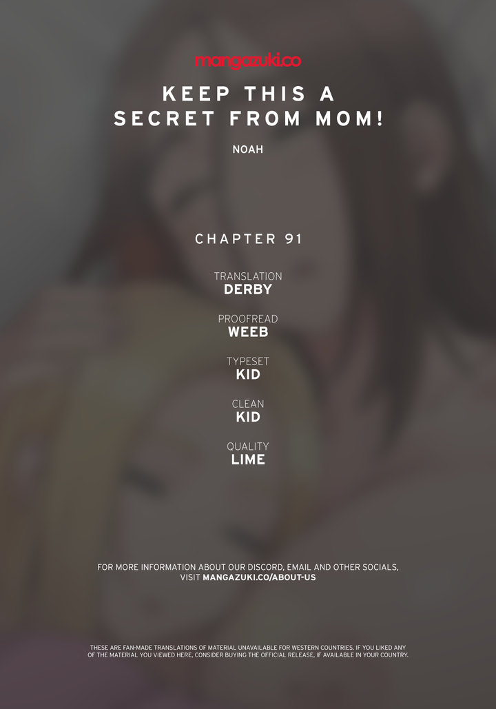 Keep it a secret from your mother