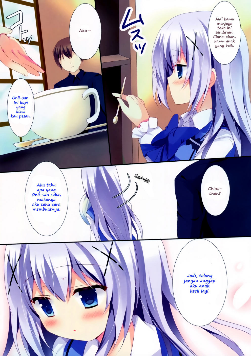 Chino-chan ni Oniisan te Iwaretai! Chapter 1