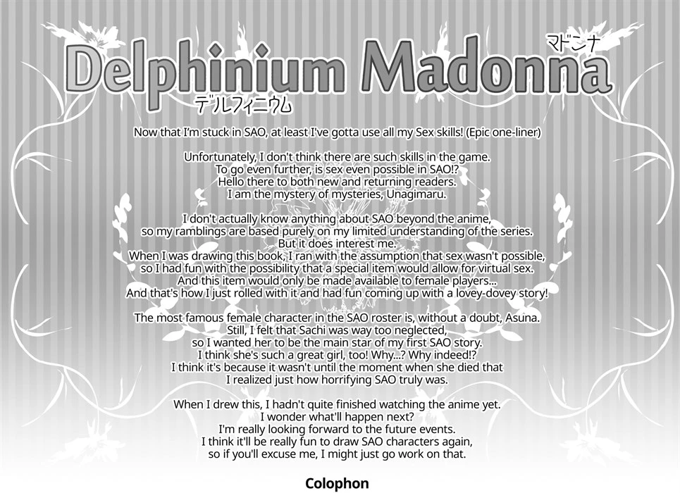 Delphinium Madonna Chapter 1