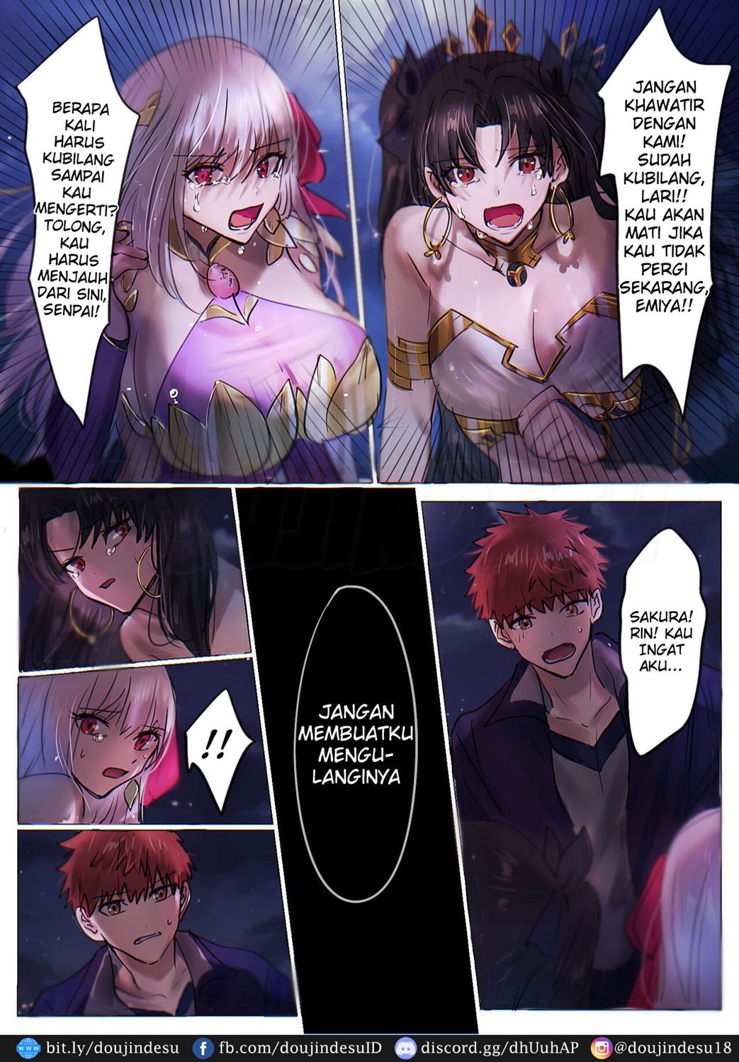 Fate/rewrite ~Rin to Sakura ga Servant-ka Sennou Sareru Hon~ Chapter 1