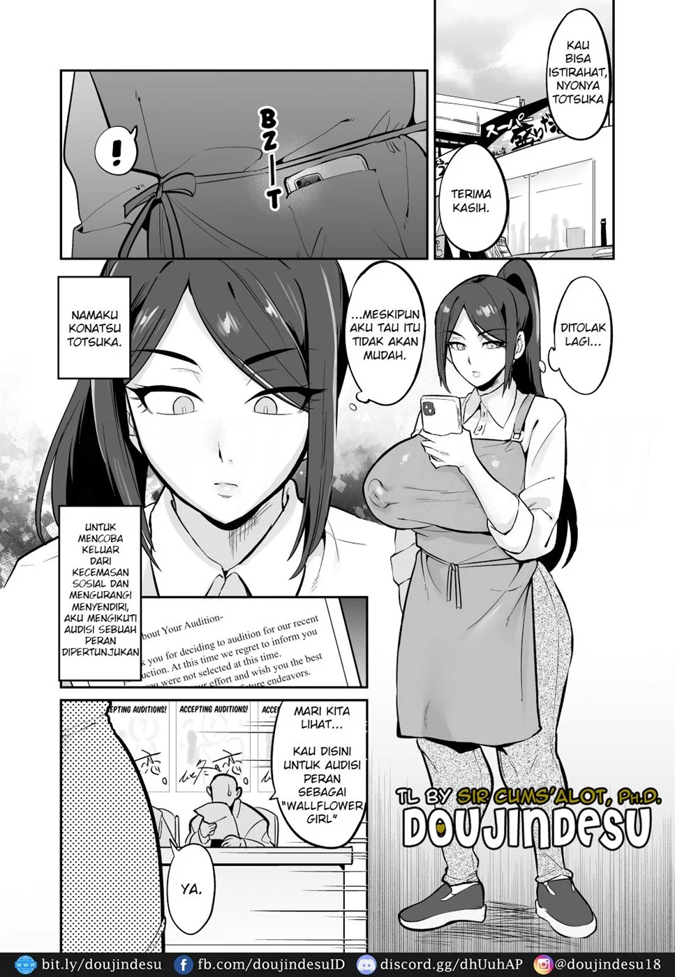 Gekidan no Mensetsu ni Kita Muchimuchi Onna o Ogeretsu Heroine ni Shite mita Kekka Chapter 1