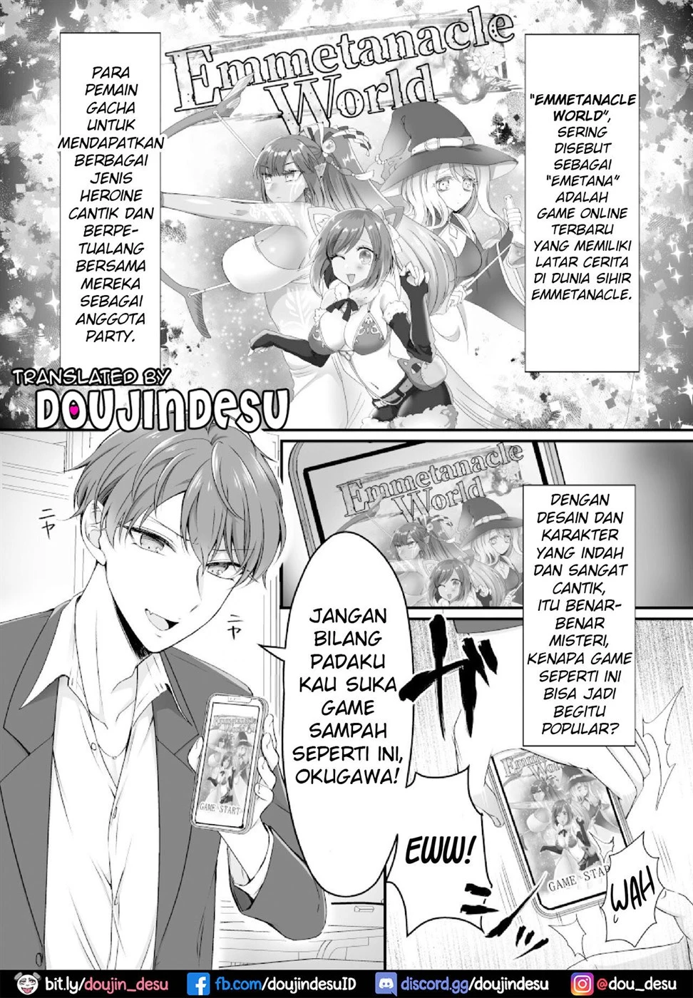 Genjitsu Douki Gacha Nekura Otaku no Yome Chara ni Saserareta Ore Chapter 1