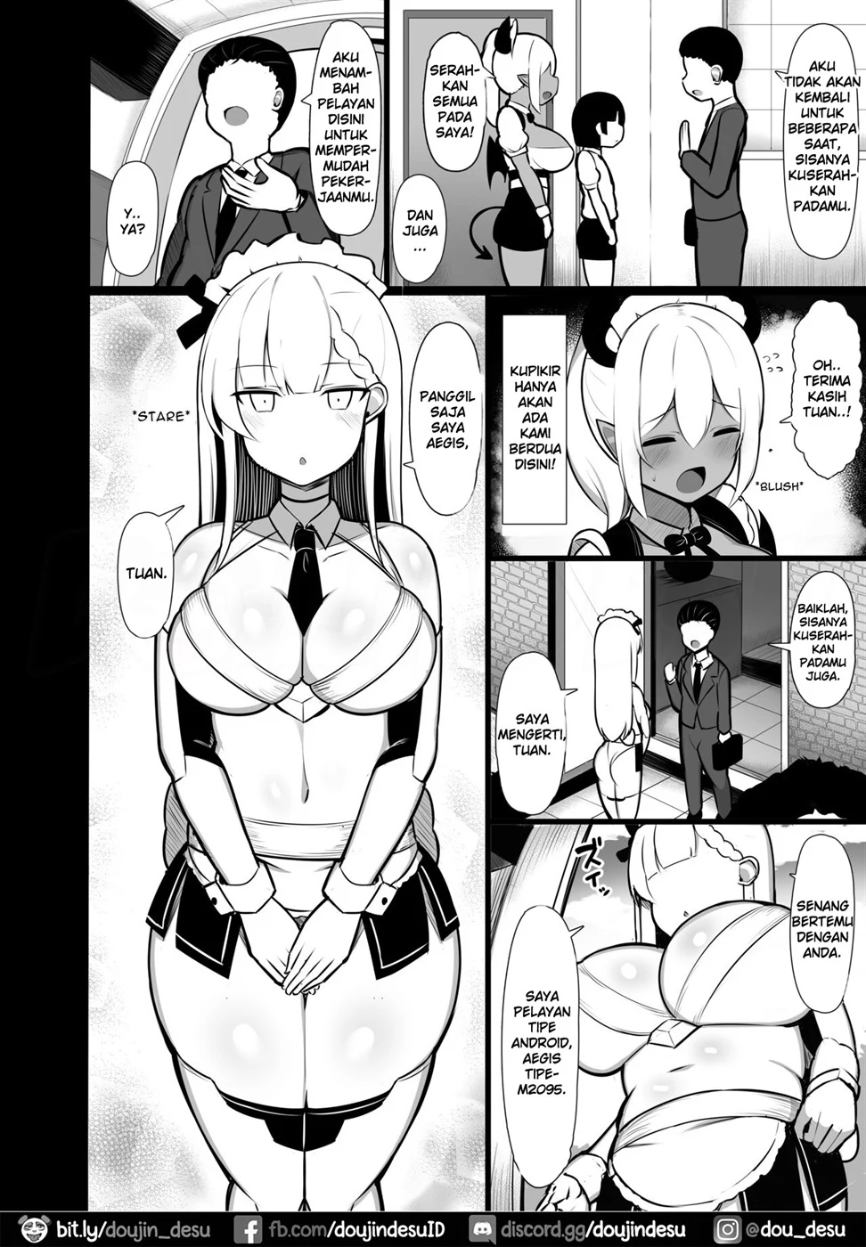 Goshujin-sama no Ochinchin wa Yuzurenai ~Succubus Maid to Nukirobo Maid~ Chapter 1