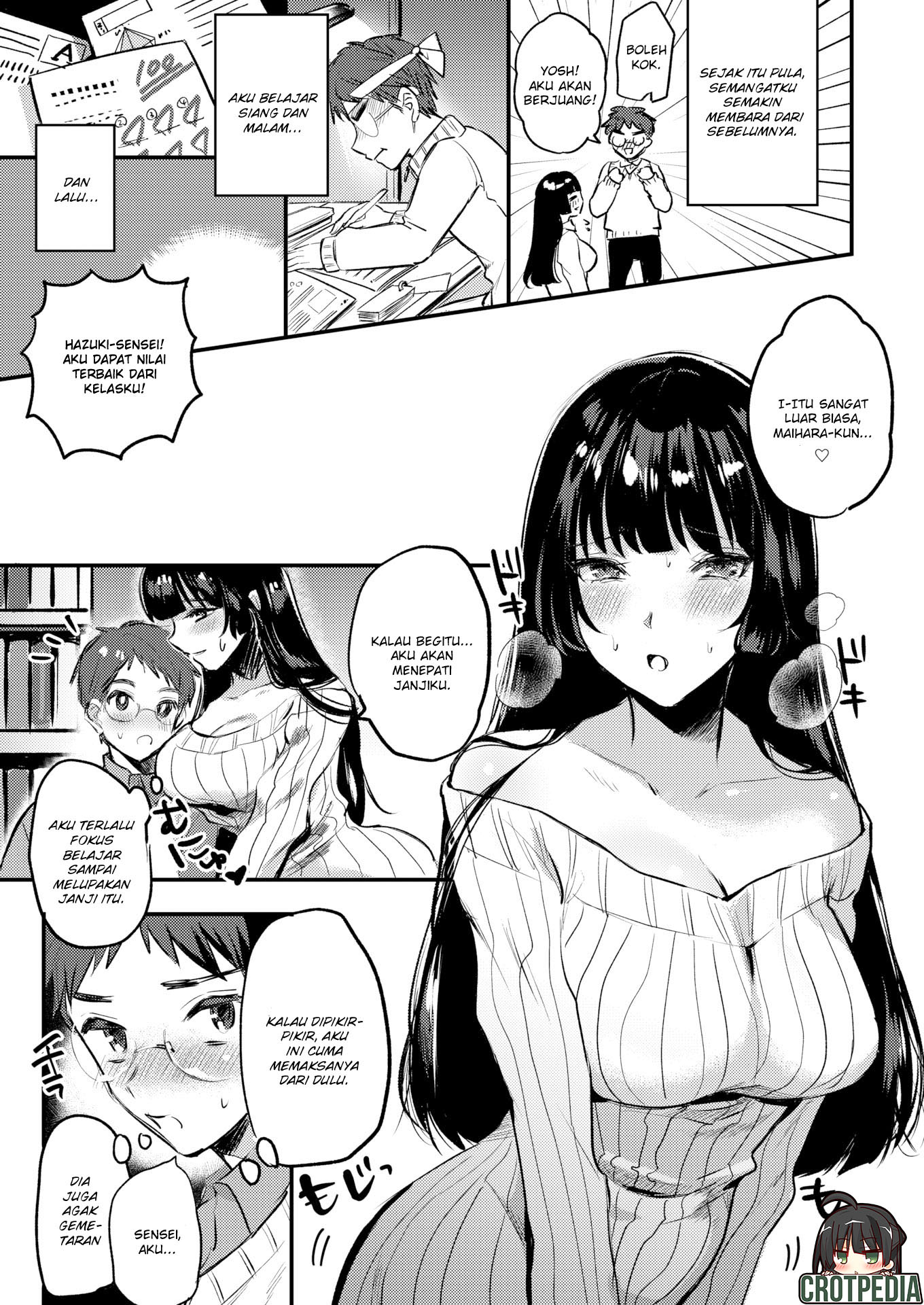 Hazuki-sensei’s Too Sexy for Me to Concentrate! Chapter 1