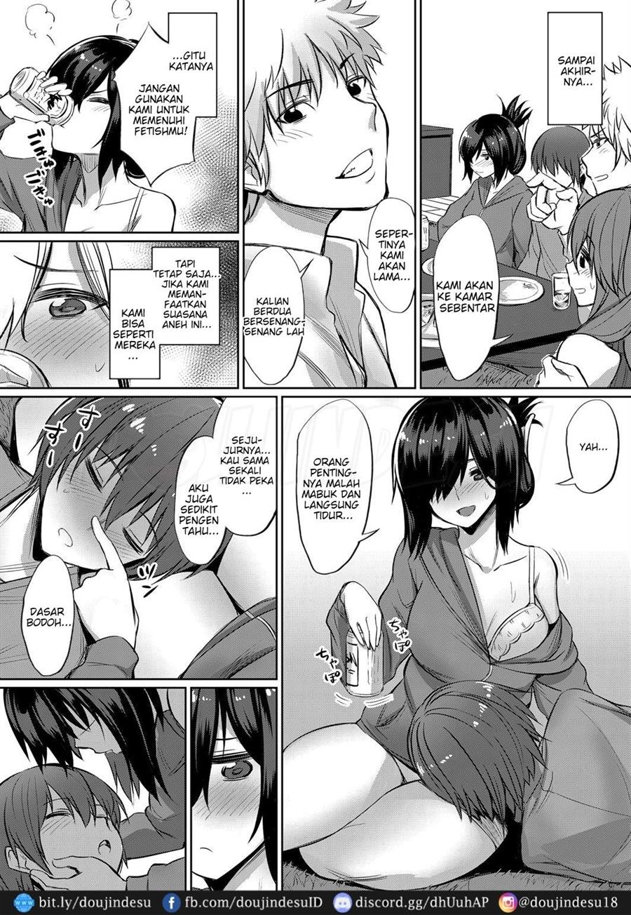 Horoyoi 3P Sex Lesson ~Yuujin Couple Koi no Tehodoki~ Chapter 1