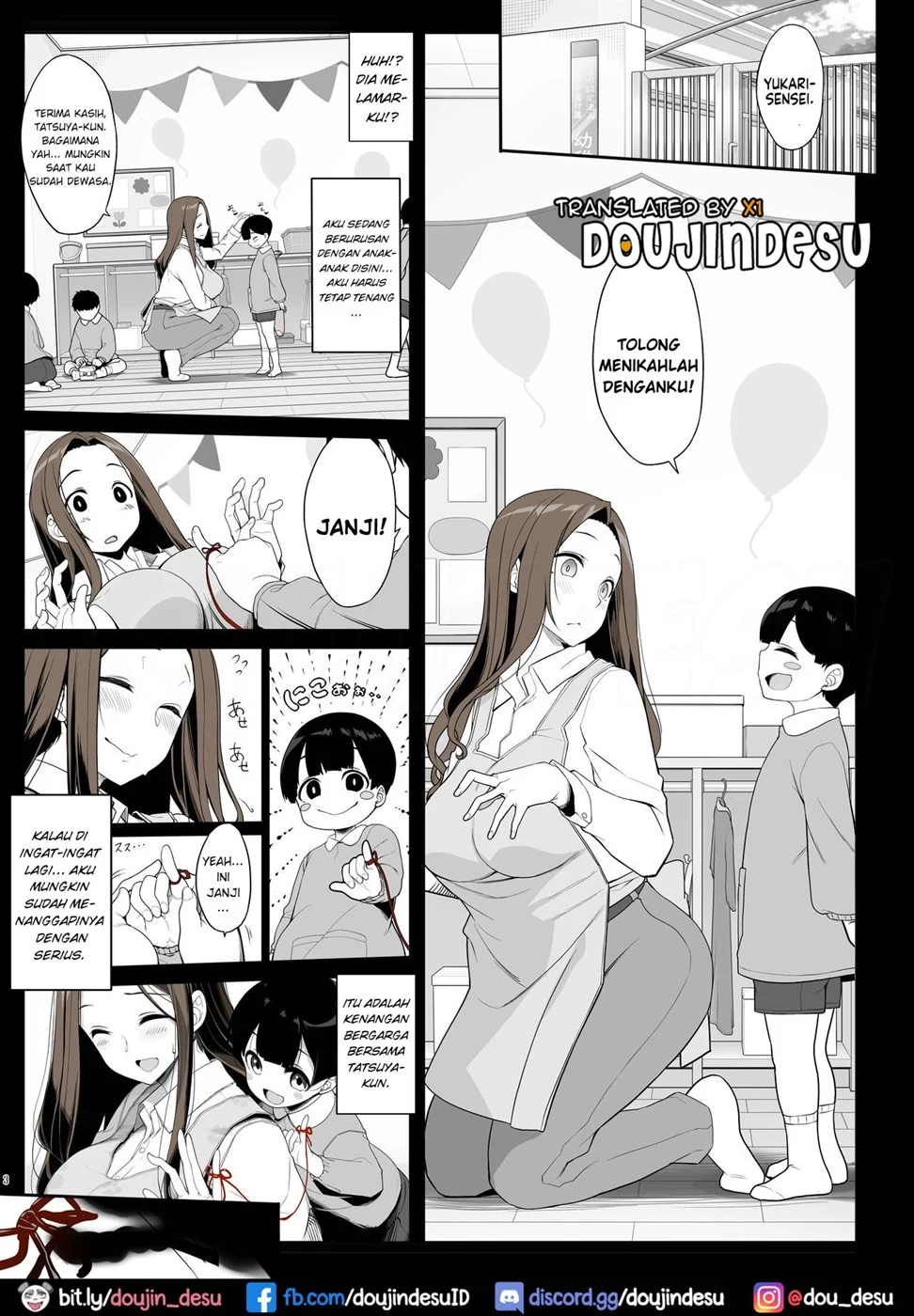 Ichizu na Onee-san to Saikaishitara Dosukebe Kyuukonsarete Sex Tsukeninaru Hanashi Chapter 1