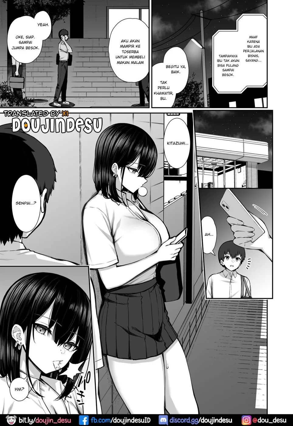 Iede Gal na Senpai wa Kantan ni Yarasete Kureru Chapter 1