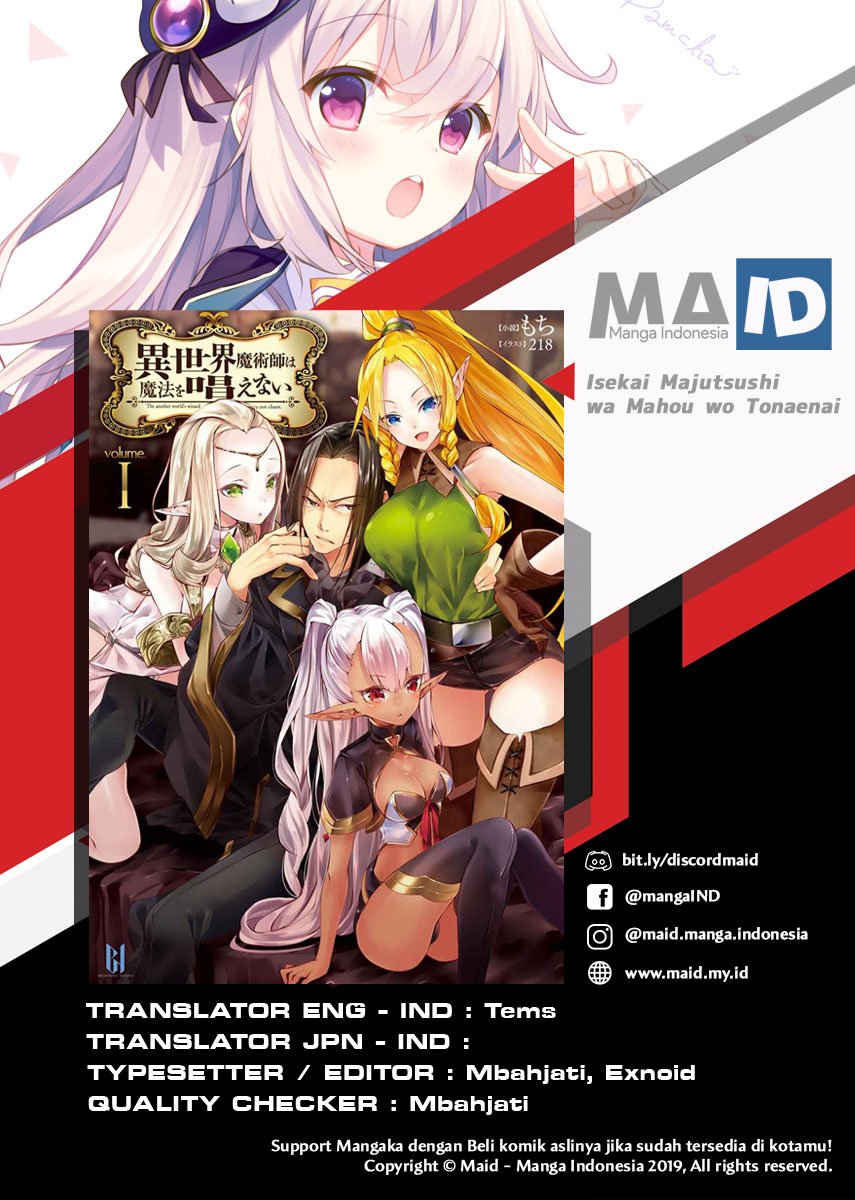 Isekai Majutsushi wa Mahou wo Tonaenai Chapter 1