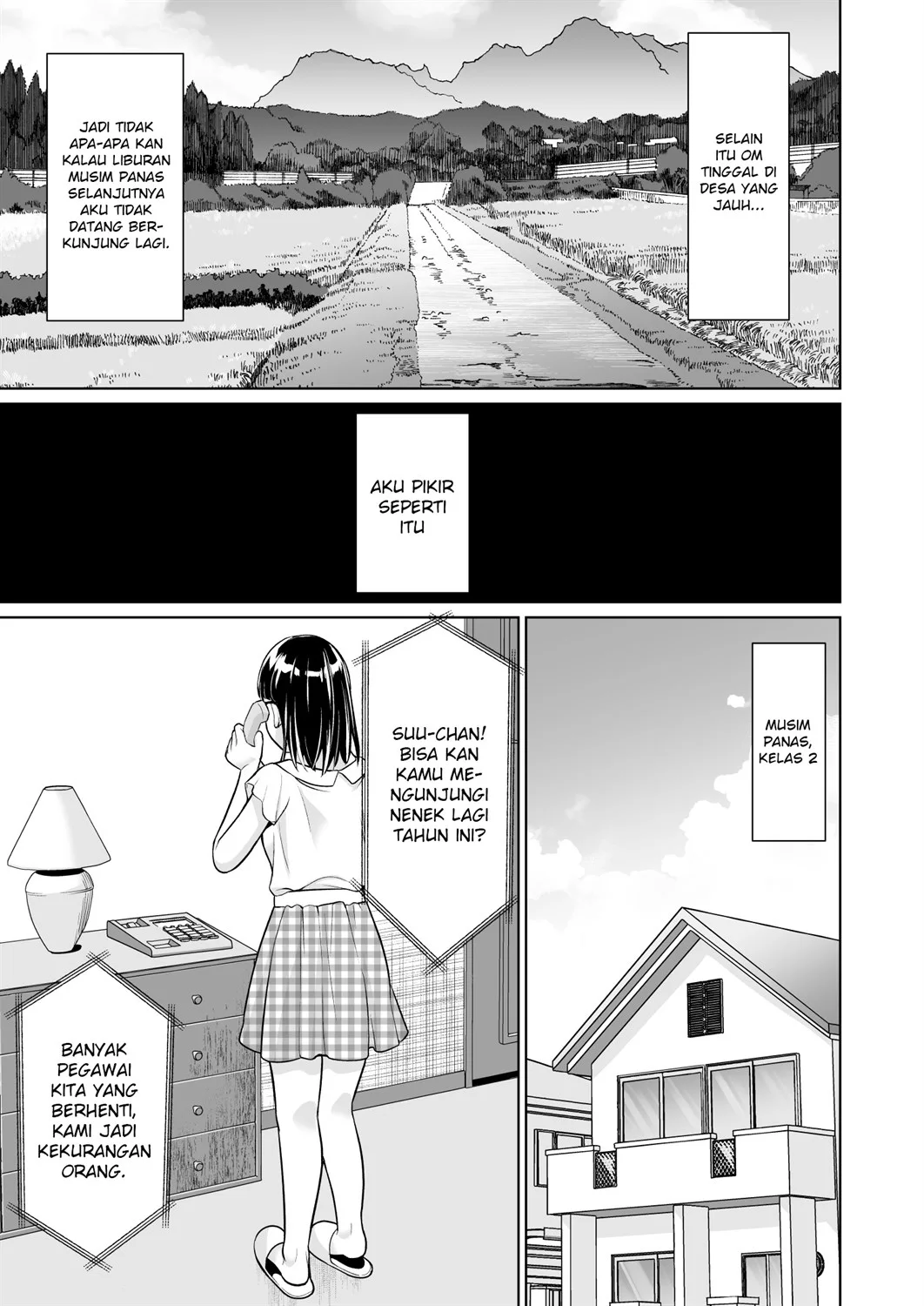 Iyada to Ienai Jimikei Shoujo to Inaka no Ojisan Chapter 1