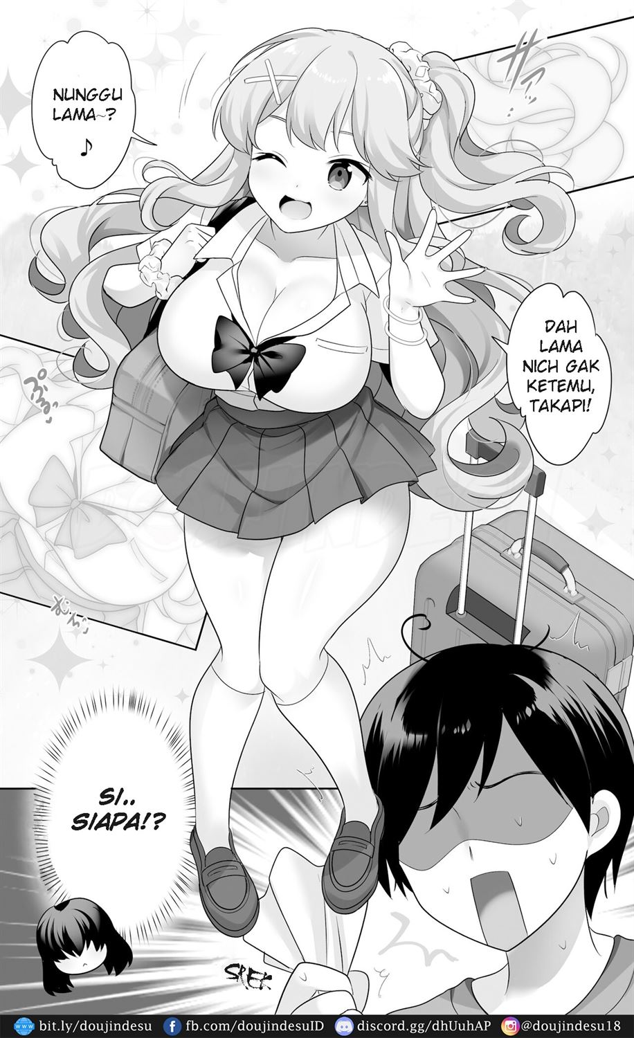 Jimi de Otonashii Osananajimi ga Tokai e Tenkou Shite Muchi Ero Gal ni Natte Kaette Kita Chapter 1