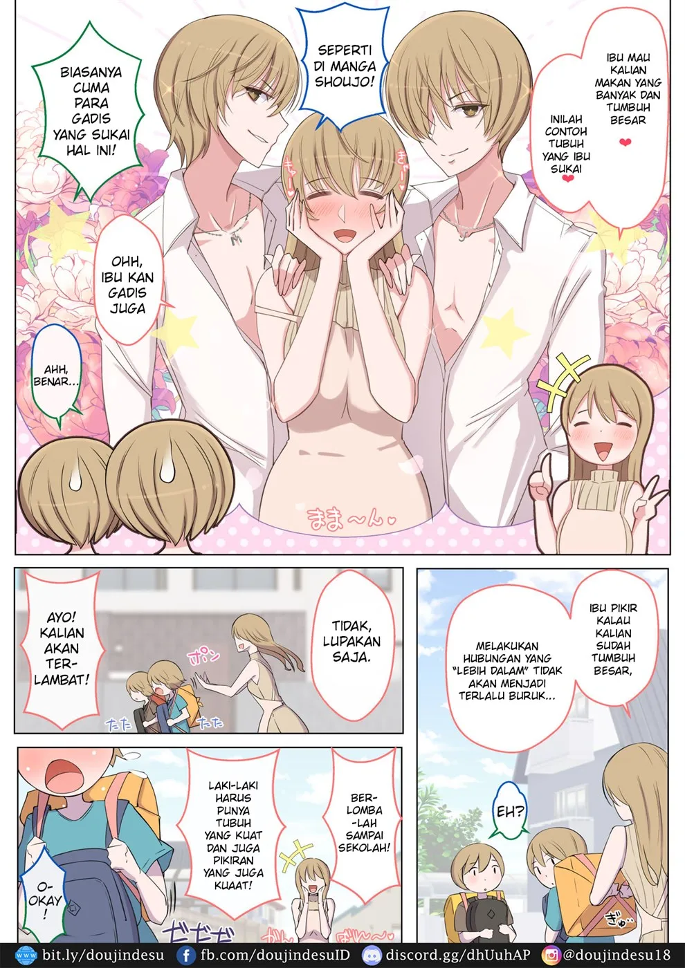 Jun-kun to Maa-kun no Mama ni H na Itazura Daisakusen Chapter 1