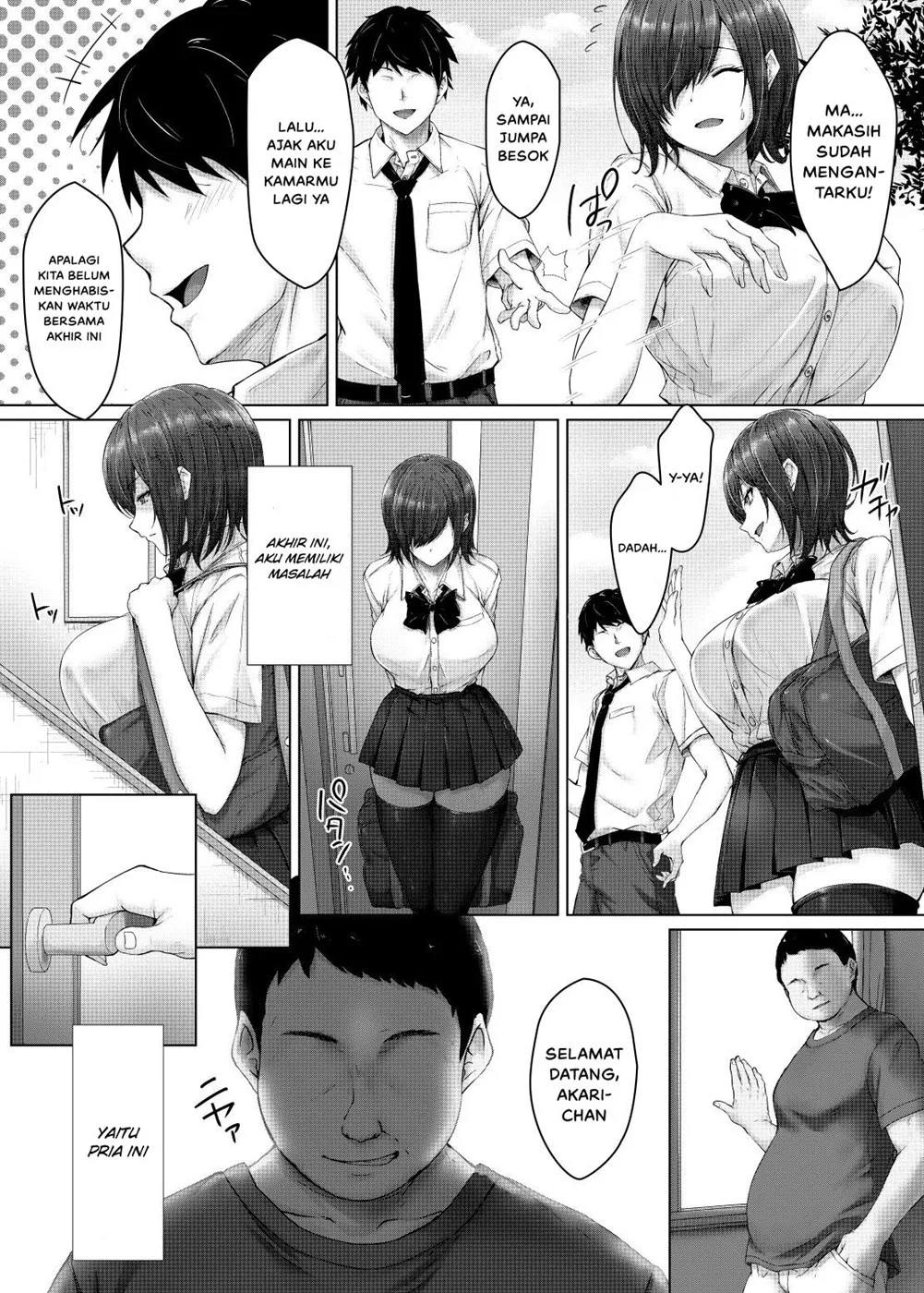 Kareshi ja Ikenai Kyonyuu Meikko, Dai Kirai na Oji-san no Sei Kaihatsu Massage ni Ochiru Chapter 1