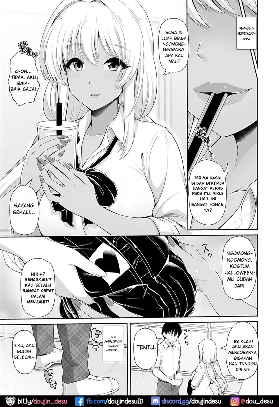 Kuro Gal-chan wa Kimi dake o Miteru Chapter 6