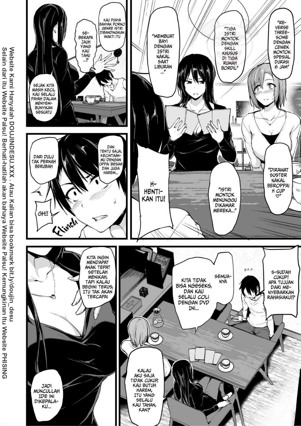 Kyonyuu ga Futari Inai to Bokkishinai Danna no Tameni Tomodachi wo Tsuretekita Tsuma Chapter 1