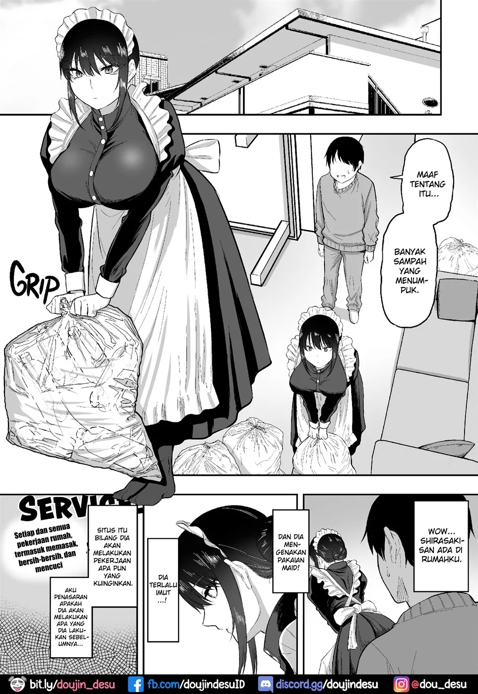 Maid no Shirasaki-san ni Gohoushi Shite Morau Hanashi Chapter 1