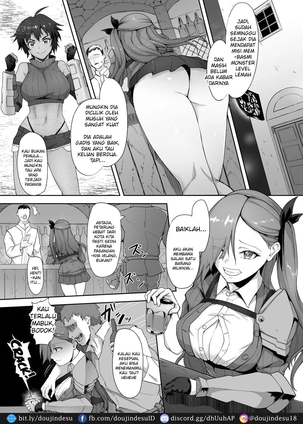 Mecha Tsuyoi Hazu no Onna Kakutouka, Mesugaki Mazoku ni Wana ni Hamerare Bokorare Futanari Buzama Level Drain Kyousei Shasei Shizako ni Sarete Sekka Hakai Shokei Chapter 1