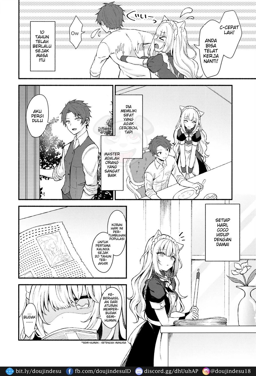 Moto Dorei no Nekomimi Maid to Shiawase Ecchi Suru Hon Chapter 1